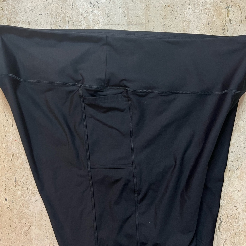 Land’s End 3 Piece Swim/ Athletic Outfit Black Size 22W Top/Skort/Shorts - Picture 8 of 11